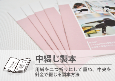 ZINE（ジン）中綴じ製本　イメージ