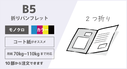 B5(2つ折り)